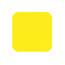 Protiskluzový čtverec GRIP | Standard | 140 x 140 mm | Žlutý