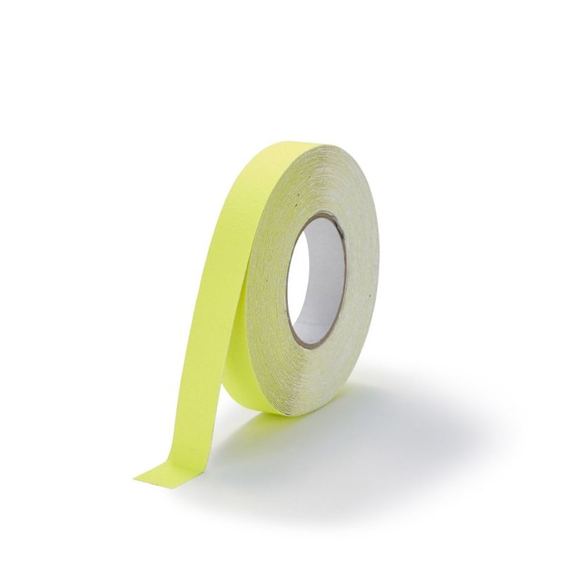 Protiskluzová páska GRIP | Standard | Fluorescenční žlutá - Šířka pásky: 25 mm