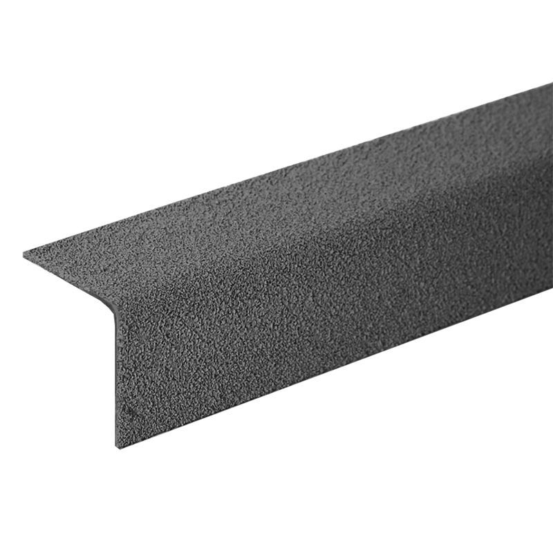 Protiskluzová schodová lišta GRIP | Zrnitost: IG Fine | Černá - Rozměr schodové lišty: 50 x 50 mm, Délka: 800 mm