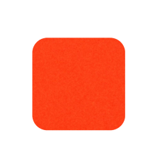 Protiskluzový čtverec GRIP | Standard | 140 x 140 mm | Oranžový