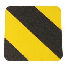 Protiskluzový čtverec GRIP | Standard | 140 x 140 mm | Černý/Žlutý