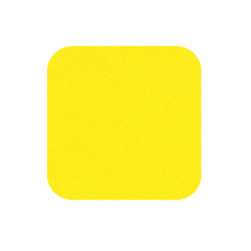 Protiskluzový čtverec GRIP | Standard | 140 x 140 mm | Žlutý
