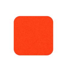 Protiskluzový čtverec GRIP | Standard | 140 x 140 mm | Oranžový
